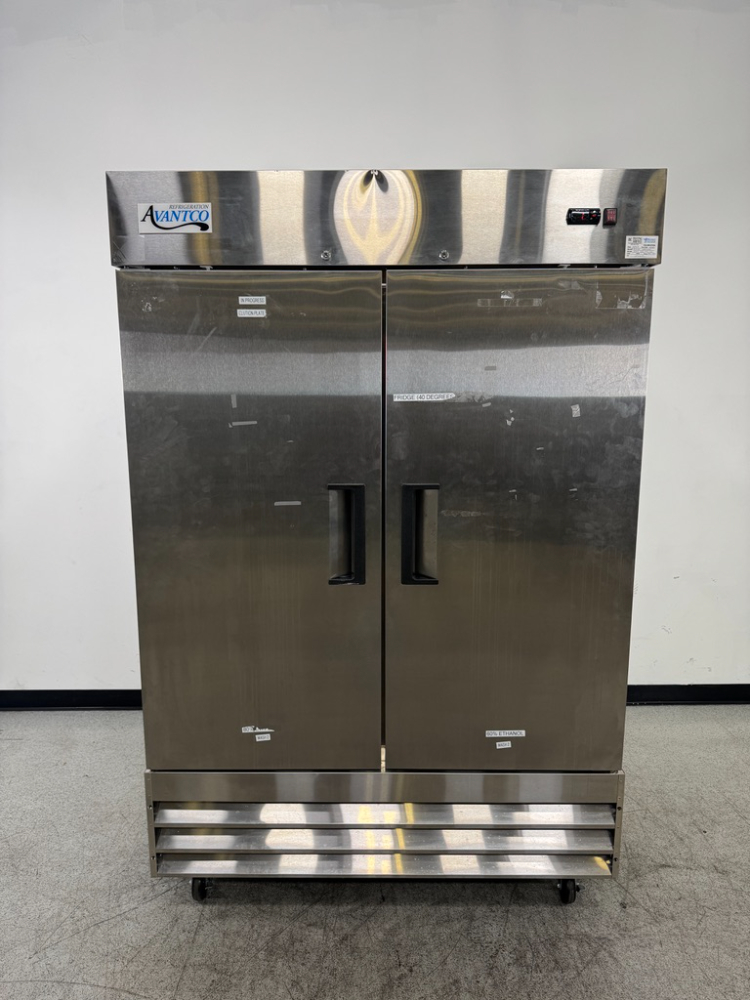 Image of Avantco Double Door Reach In Refrigerator